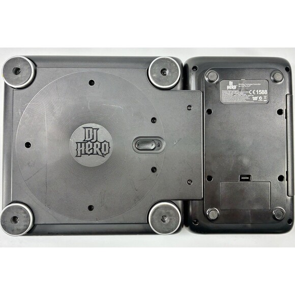 DJ Hero Wireless Turntable Controller Sony PlayStation 2 & 3 No Dongle Tested - Picture 9 of 12